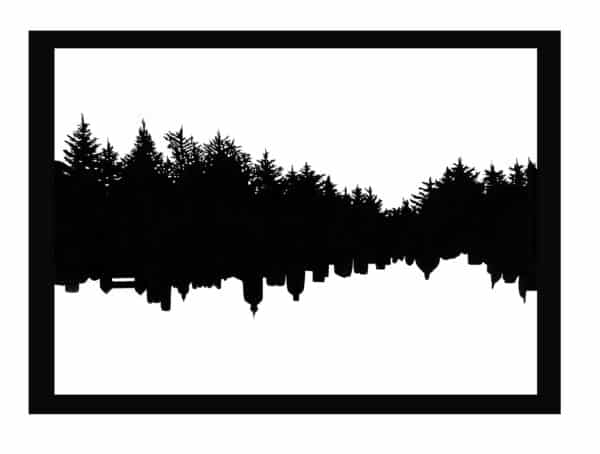 Heavy is the root of light (Framed print-2)